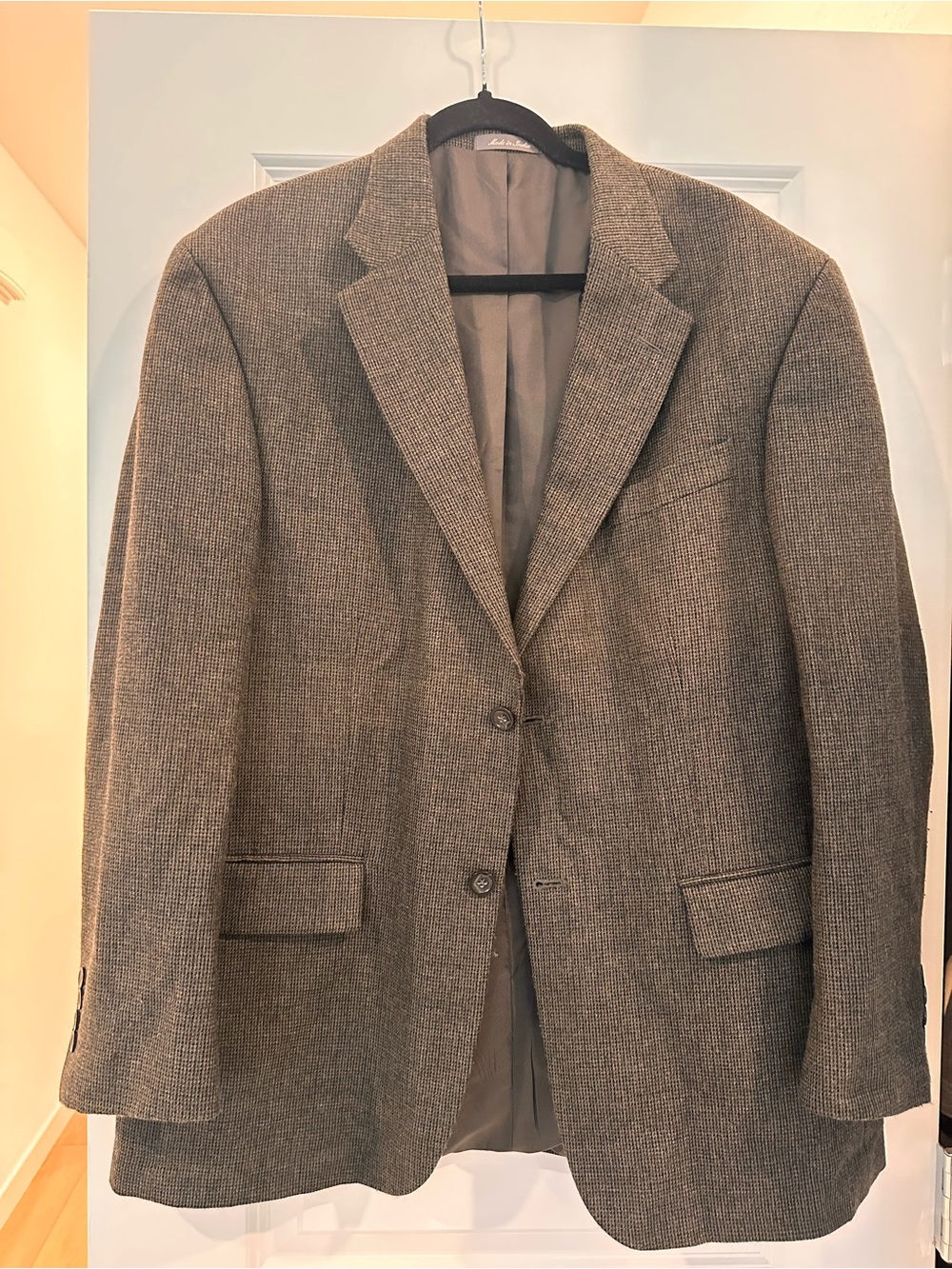 Oscar de la Renta Gray-Brown Tweed Sport Coat